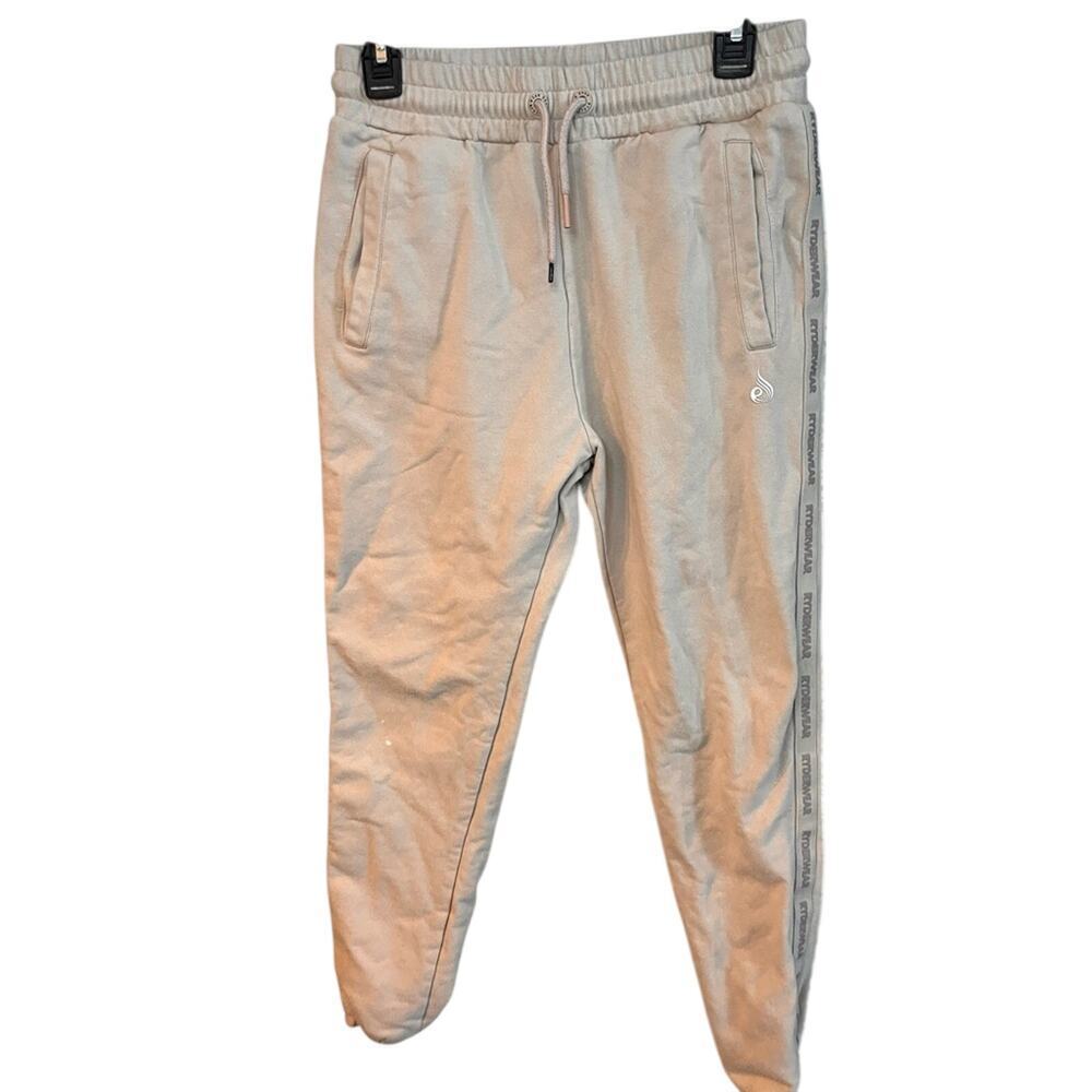 Ryderwear Cream Drawstring Tapered Joggers size XS